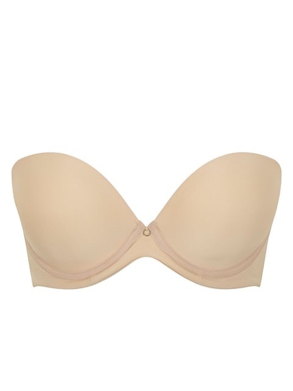 NWT Cleo by Panache Faith Moulded Strapless Bra in Nude/Latte Size 34H